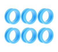 HAMPPLIES 6piezas Anillos Para Tijeras De Peluquería Funda Para Dedos Accesorios De Cuidado Para Anillo Flexible De Silicona Para Tijeras De Aseo