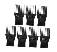 HAMPPLIES 7 Boquillas Para Secador De Pelo Cepillos Accesorios Para Secador De Pelo Boquilla De Viaje Cepillo Y Peine Color Negro