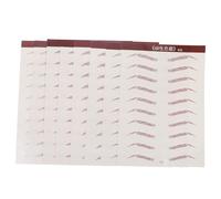 HAMPPLIES 8 Láminas De Parches Adhesivos Para Cejas Biónicas Pegatinas Para Forma A Las Cejas Impermeables