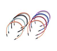 HAMPPLIES 8 piezas Diademas de Tela con Dientes de Diseño Sencillo y Ligero Accesorios para Cabello de Mujer Uso Diario Casa Cómodo y Seguro Color Aleatorio Color Aleatorio