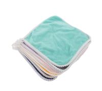 HAMPPLIES 8 piezas Toallas de Franela para Niña con Anilla para Colgar Absorbentes y Multifuncionales para Cara y Cuerpo para Baño Cocina y Spa