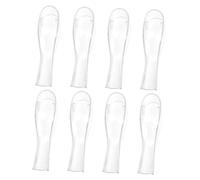 HAMPPLIES 8piezas Fundas De Protección para Cabezas De Cepillo De Dientes Eléctrico Cubiertas Impermeables y Reutilizables Accesorios De Viaje Materiales Seguros y Duraderos