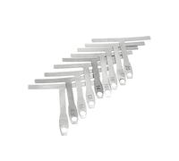 HAMPPLIES 9 piezas de Ajuste de Guitarra de Herramienta de Medición de Radio para Diapasón y Sillín para Eléctricas y Acústicas