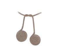 HAMPPLIES Abrazaderas Magnéticas para Cortinas con Cuerda de Algodón sin Taladrar Resistentes y Decorativas para Hogar y Oficina Sujetadores Fáciles y Versátiles para Cortinas Ligeras y