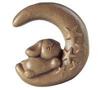 HAMPPLIES Adorno Colgante De Madera Conejo De Luna Charm De Llaveros y Figuras De Conejo para Decoración Accesorio Creativo para Claves y Bolsos