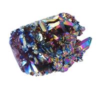 HAMPPLIES Adornos De Racimos De Cristal Natural Colorido Racimo De Cristal Para Adorno De Escritorio Para Decoración Del Hogar y Oficina Aprox Estilo Aleatorio