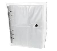 HAMPPLIES Álbum de Fotos Mini Transparente Recargable con Carpeta de Sueltas para Colección de Fotos Portátil y Ligero