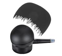 HAMPPLIES Aplicador de Spray para Fibras Capilares 2 Piezas Peine para Línea del Cabello, Pulverizador Portátil para Engrosar Cabello, Uso Diario y Eventos, Color Negro, Fácil Aplicación