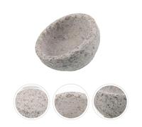 HAMPPLIES Bol de Piedra para Ofrendas Cuenco Ritual Resistente para Altar y Ceremonias de Purificación para Herramientas de Altar de Brujería y Decoración Espiritual Religiosa