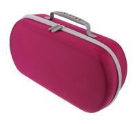 HAMPPLIES Bolsa de Viaje para Secador de Pelo Funda Protectora Compacta con Múltiples Bolsillos Organizador Versátil para Herramientas de Cabello Compatible con Dyson Color Rosa