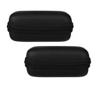 HAMPPLIES Bolsa para Pedalera de Efectos de Guitarra, Estuche Rígido Portátil y Acolchado, 2 Piezas, Resistente a Golpes, Compatible con Mini Pedales, Adecuado para Conciertos y