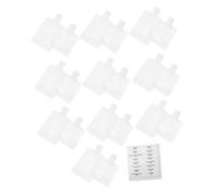 HAMPPLIES Bolsas para Loción Cosmética Envases de Viaje Transparentes y Reutilizables Bolsas de Aseo para Mujer Kit de Higiene Personal Portátil y Resistente sin Fugas con Adhesivos