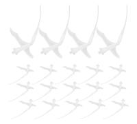 HAMPPLIES Boquillas de Pulverización de Espuma 1 Mm, Tubo de Boquilla de Plástico, Pistola de Calafateo para Relleno de Huecos, Prevención de Fugas, 20 Unidades para Bricolaje