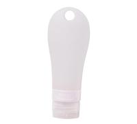 HAMPPLIES Botella Dispensadora de Viaje de Silicona Reutilizable de 60ml, Portátil y Rellenable, Adecuado para Maquillaje y Cuidado Personal en Actividades al Aire Libre