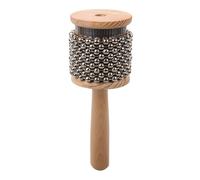 HAMPPLIES Cabasa de Mano de Madera para Instrumento de Percusión Portátil Sonido Adecuado Duradero Juguete Musical para Niñas