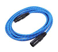 HAMPPLIES Cable de Micrófono Xlr Macho Hembra de Pines Audio Profesional de con Trenzado de para Mezcladores y Equipos de Sonido