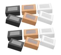 HAMPPLIES Caja De Almacenamiento De Jabón En Cartón, 30 Piezas Ventana, Tamaño 85x60x30 Mm, Para Obsequio y Uso Hogar