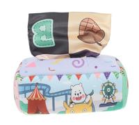 HAMPPLIES Caja De Pañuelos De Juguete Para Bebés Juguete Educativo Montessori Para Estimulación Sensorial y Interactivo Hijos