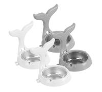 HAMPPLIES Cenicero de Pared Adhesivo para Interior y Baño, Acero Inoxidable, Plegable y Resistente al Desgaste, 4 Unidades (2 de Color Claro 2 Grises) para Hogar y Espacios Pequeños