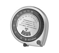 HAMPPLIES Cinta Métrica Bmi Retráctil para Medir Cintura y Grasa Corporal Calculadora de Índice de Masa Corporal Portátil Precisa y Práctica para Salud y Fitness