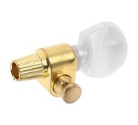 HAMPPLIES Clavijas de Afinación para Banjo de Metal Dorado, Botón Antideslizante de Precisión para Guitarra Acústica y Eléctrica, Accesorios para Instrumentos Musicales, Ajuste Rápido