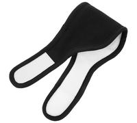 HAMPPLIES Compresa Cervical Reutilizable de Aceite de Ricino Negra Envoltura Cuello Tejido Cómodo Ayuda para Dormir y Terapia Aceites Esenciales