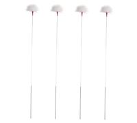 HAMPPLIES Cucharas Prácticas Oídos 4 Piezas Herramientas para Limpiar Cerumen de Plata y Pluma Blanca Suministros para Eliminación de Cerumen Uso Doméstico Seguro y Eficaz Color Aleatorio