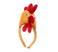 HAMPPLIES Diadema de Fiesta Diseño de Dibujos Animados de Gallina, Diadema para Niñas, Talla Única, Accesorio Ligero para Carnaval y Fiestas Temáticas