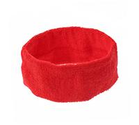 HAMPPLIES Diadema De Yoga Para Bandas Deportivas Diadema Facial Toalla Ajustable Para Spa Envoltura De Maquillaje Roja