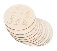 HAMPPLIES Discos De Madera Para Marcar Semanales Del Embarazo Doble Cara, Conjunto 11 Piezas Para Futuras Mamás, Tarjetas Redondas Resistentes Para Fotos y Seguimiento Del Crecimiento