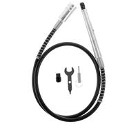 HAMPPLIES Eje Flexible Eléctrico para Herramienta Rotativa, Accesorio Duradero y Compatible Taladros Inalámbricos, Adecuado para Pulido y Uso en Lugares de Difícil Acceso, Color Negro,