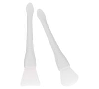 HAMPPLIES Espátulas de Silicona para Sellos de Cera, 2 Piezas (forma Abanico y Espátula), Resistentes al Calor, Herramienta Compacta para Limpieza y Aplicación en Manualidades de Sellado