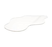 HAMPPLIES Espejo Decorativo para Estanque Navideño Curvo 30x17 Cm, Accesorio para Paisaje de Pueblo Miniatura, Tablero de Espejo Acrílico Forma Irregular, Centro de Mesa Festivo