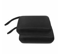 HAMPPLIES Estuche Portátil de EVA con Cremallera para Organizador Negro 15X10X45 CM Resistente al Agua Compacto y Multiusos para Viaje y Almacenamiento Seguro de
