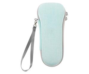 HAMPPLIES Estuche Rígido para Afeitadora Eléctrica Portátil en Color Verde, Organizador de Viaje Antipresión con Tejido Oxford, Compatible con Philips y Accesorios, Adecuado para Viajes y