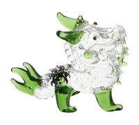 HAMPPLIES Figurita de Dragón Mini Cristal Transparente Decorativa para Escritorio Adorno Animal para Jardín Mesa de Té y Regalo Infantil