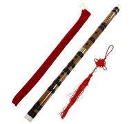 HAMPPLIES Flauta de Bambú Amarga Portátil para Principiantes Instrumento Profesional de Dos Secciones Fácil de Tocar y Sonido Brillante