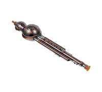 HAMPPLIES Flauta de Calabaza Dorada de Pp Nudo Chino para Principiantes Varios estilos Instrumento Chino Tradicional para Práctica Musical