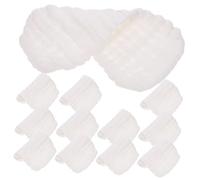 HAMPPLIES Forros De Pañal De Tela Reutilizables Para Recién Nacido, Algodón Transpirable 12 Capas, Forma Cacahuete, Absorbentes y Suaves, Para Bebés Pequeños, Pack De 10 Unidades