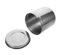 HAMPPLIES Frasco de Acero Inoxidable 304 B de 12 CM para Almacenamiento Hermético de Ungüentos, Algodón y Apósitos, Contenedor Multiusos para Clínicas y Laboratorios, Resistente Corrosión