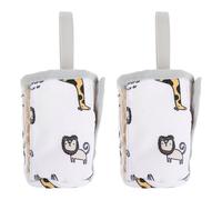 HAMPPLIES Funda Isotérmica para Biberones Tamaño Mediano, Bolsa Protectora Anticaídas para Botella Estándar, Aislante Térmico Portátil para Viaje y Almacenamiento de Leche, Pack de