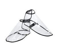 HAMPPLIES Funda para Zapatos de Peluquería Transparente de PVC Práctica y Conveniente para Estilistas y Repartidores de Comida, Protección Eficaz contra Cabello Fragmentado
