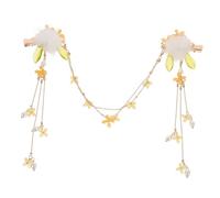 HAMPPLIES Horquilla Decorativa Frente Estilo Chino Diseño de Flor y Aleación, Cómoda de Llevar, Adecuado para Uso Diario y Actuaciones