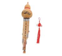 HAMPPLIES Hulusi Tono Claro y Agradable de Bambú Hecho a Mano en Clave C Varios estilos Diseño Elegante y Cómodo para Principiantes y Amantes la Música