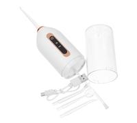 HAMPPLIES Irrigador Bucal Telescópico Compacto Para Encías Con Dientes Tamaño De Tanque Doméstico Dental USB Para Oficina Eléctrico Para Adultos De Mano Inalámbrico Para