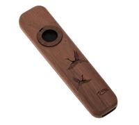 HAMPPLIES Kazoo De Madera De Nogal Para Adultos Instrumento Musical Fácil De Aprender Compatible Guitarra y Ukulele Compacto y Portátil Para Entusiastas Música