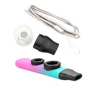 HAMPPLIES Kazoo Pequeño para Adultos Instrumento Musical Ligero y Portátil para Práctica y Actuación Acompañamiento para Guitarra Ukelele y Violín