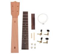 HAMPPLIES Kit de de Madera Ukelele de 23 Pulgadas Diapasón para Cuerdas de Nylon y Puente Metálico para Sesiones al Aire Libre
