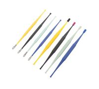 HAMPPLIES Kit para Eliminar Cerumen 8 Piezas, Doble Cabeza en Colores Azul, Amarillo, Verde y Negro, Herramienta Portátil para Limpieza Segura y Cuidado del Oído en Casa y Viaje