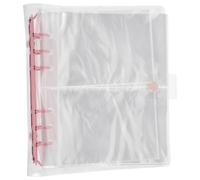 HAMPPLIES Libro de Uñas Rosa 5 Pulgadas 100 Pegatinas Álbum Organizador Transparente para Exhibir y Almacenar Calcomanías de Uñas Soporte Práctico para Arte de DIY en Salón y Uso Personal